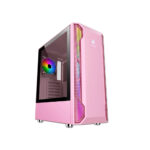 CASE ANTRYX RX-430 PINK ATX GAMING USB 3.0 FAN X2 C/CINTA LED, VIDRIO TEMPLADO