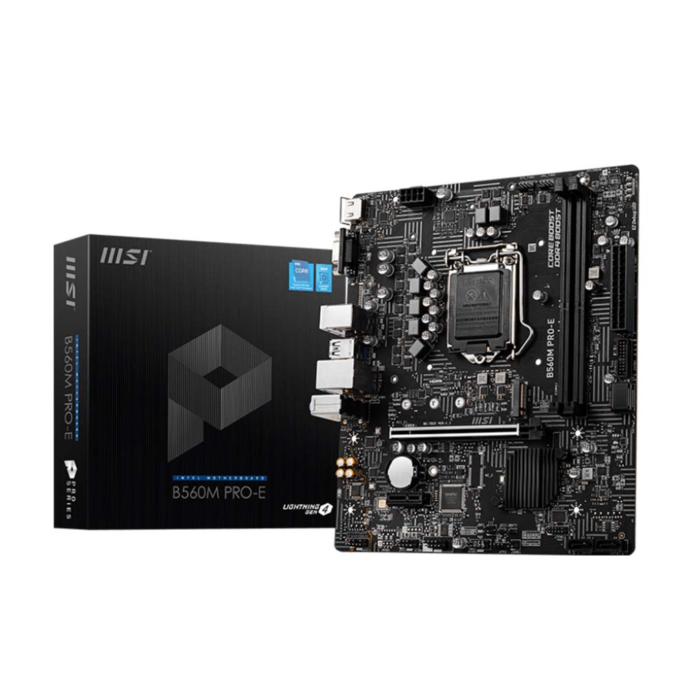 placa-madre-msi-b560m-pro-e-lga-1200-10ma-gen-intel PLACA MADRE MSI B560M PRO-E LGA 1200 10MA GEN - Imagen 1