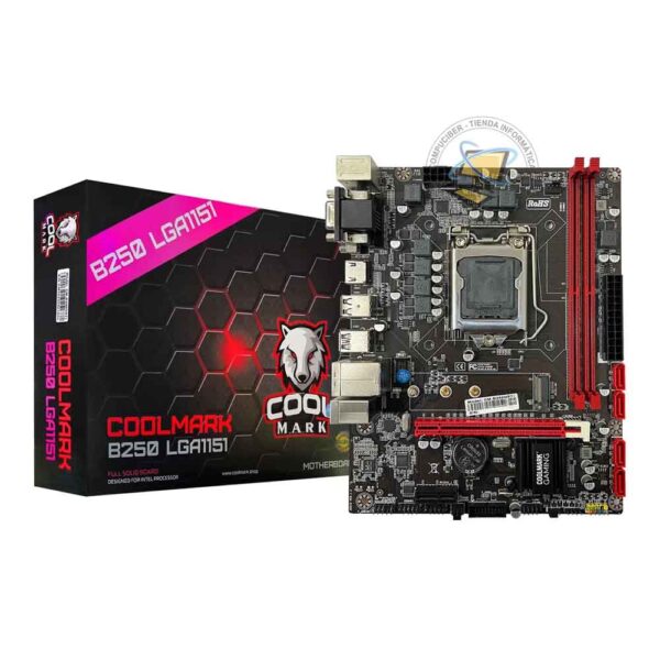 PLACA MADRE COOLMARK B250 BOX M.2 6TA 7MA GEN LGA 1151