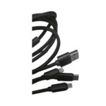 CABLE MULTIPLE DE DATOS Y CARGA  EPSON  ENTRADA USB C - OTG - LIGHTNING - Imagen 3