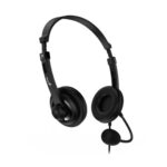 AUDIFONO C/MICROF, GENIUS HS-230U USB-A 2.4M BLACK (31710021401) - Imagen 2
