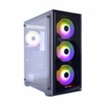 CASE GAMER HALION FOXTROT 05 VIDRIO 4XARGB SIN FUENTE - Imagen 2