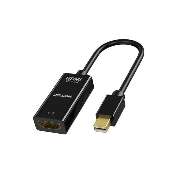 ADAPTADOR DELCOM MINI DISPLAYPORT A HDMI DL-DADP003