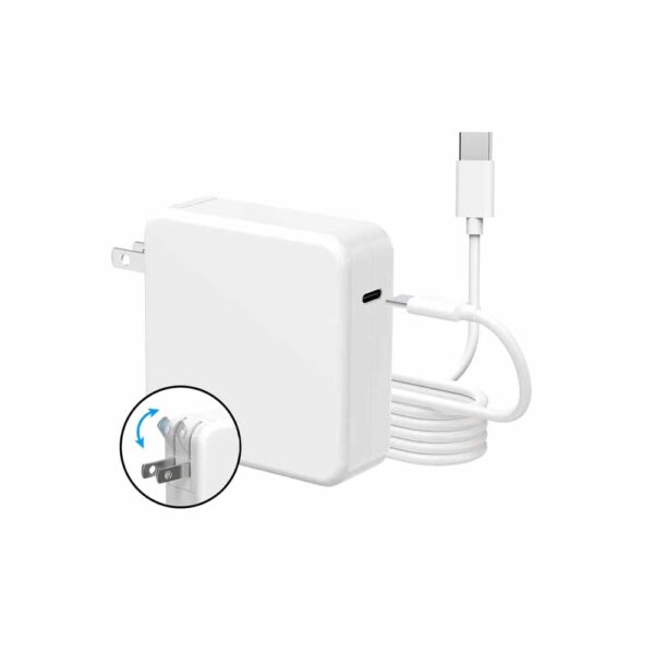 CARGADOR DE LAPTOP APPLE TIPO USB - C 20.3V 3A / 9V / 5.2A / 2.4A 61W / COMPATIBLE LAPTOPS TABLETS