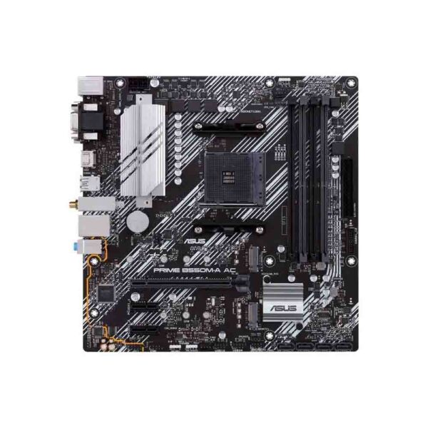 PLACA MADRE ASUS PRIME B550M-A AC AMD RYZEN DDR4 AM4 (PN:90MB15K0-M0EAY0)