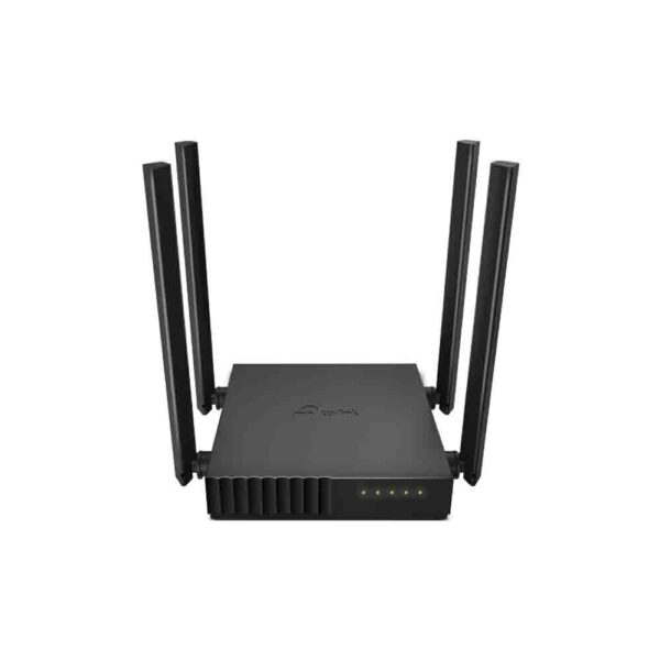 ROUTER TP-LINK ARCHER C50 AC1200 DUAL-BAND 5 GHZ: 867 MBPS (802.11AC) 2.4 GHZ: 300 MBPS (802.11N) / 4 FIXED ANTENNAS / 1 WAN PORT 10/100 4 LAN PORTS 10/100
