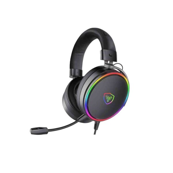 AUDIFONO MICRONICS GAMER MACHINE FANATIC 7.1 RGB CON MICROFONO  CONECTOR USB - HG8000