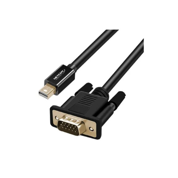 CABLE ADAPTADOR MINI DISPLAYPORT A  VGA DE 1.8 MTS FULL HD 1080p@60Hz - NETCOM