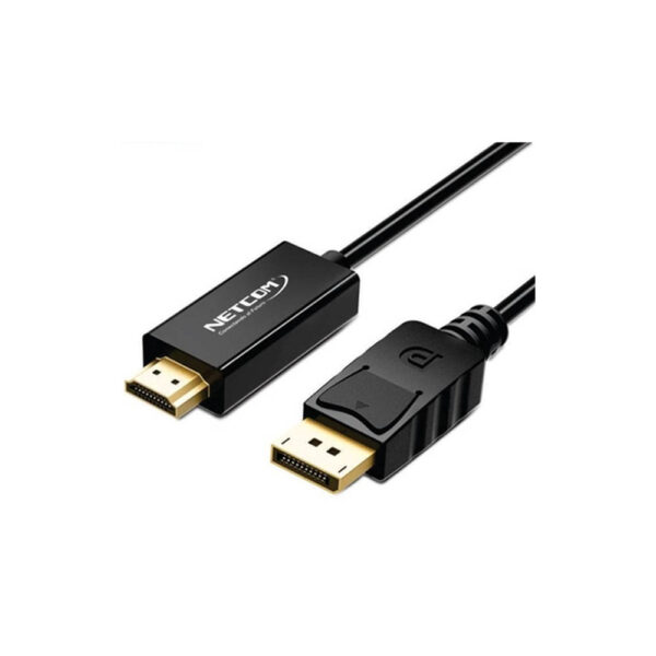 CABLE ADAPTADOR DISPLAYPORT A HDMI DE 5 MTS UHD 4K@60Hz - NETCOM