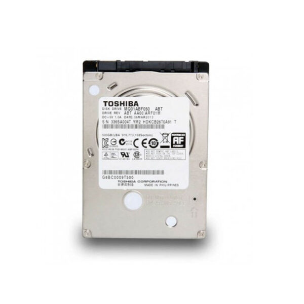 DISCO MECÁNICO TOSHIBA 500GB HDD 2.5" 5400RPM SUELTO