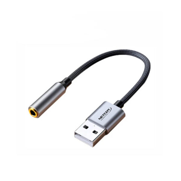 TARJETA DE SONIDO EXTERNO USB A 1 JACK 3.5MM TRRS (MICRO & AUDIO) - NETCOM