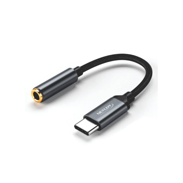 ADAPTADOR DE AUDIO USB-C A JACK 3.5MM HEMBRA - NETCOM