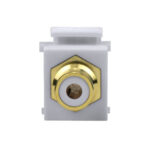 ADAPTADOR EMPALME AUDIO  RCA BLANCO TIPO DADO - NETCOM - Imagen 2