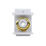 ADAPTADOR EMPALME AUDIO  RCA BLANCO TIPO DADO - NETCOM - Imagen 3