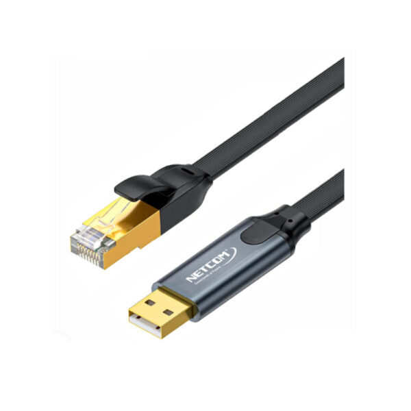 CABLE ADAPTADOR CONSOLA USB TO RJ45 DE 1.80 MTS  - NETCOM