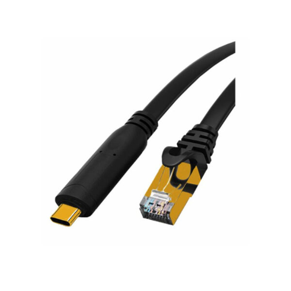 CABLE ADAPTADOR CONSOLA USB-C TO RJ45 DE 1.80 MTS  - NETCOM