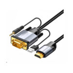 CABLE ADAPTADOR ACTIVO DE VGA A HDMI CON AUDIO DE 1.80 MTS FULL HD 1080p@60HZ - NETCOM - Imagen 3
