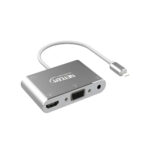 ADAPTADOR  LIGHTNING A HDMI - VGA - AUDIO JACK 3.5MM UHD 4K@60Hz - NETCOM - Imagen 3
