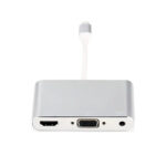 ADAPTADOR  LIGHTNING A HDMI - VGA - AUDIO JACK 3.5MM UHD 4K@60Hz - NETCOM - Imagen 4