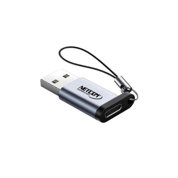 ADAPTADOR USB 3.0 MACHO A USB 3.1 TIPO C HEMBRA 5Gbps - NETCOM
