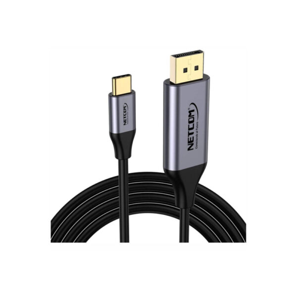 CABLE ADAPTADOR USB-C A DP DE 1.80 MTS UHD 4K@60Hz - NETCOM
