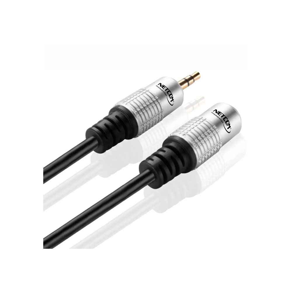 cable-extension-de-audio-plug-3-5mm-macho-a-jack-3-5mm-hembra-trs-de-1-80-mts-netcom-4 CABLE EXTENSION DE AUDIO PLUG 3.5MM MACHO A JACK 3.5MM HEMBRA TRS DE 1.80 MTS - NETCOM - Imagen 4