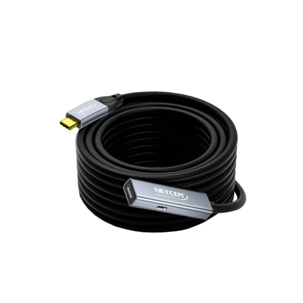 CABLE EXTENSION USB-C MACHO A USB-A HEMBRA V3.0 ACTIVA DE 20 MTS (5Gbps, 60W, 4K@60Hz)  - NETCOM