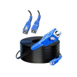 CABLE FIBRA OPTICA MONOMODO DE 250 MTS NEGRO - NETCOM - Imagen 4