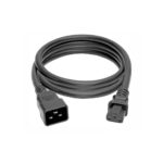 CABLE PODER C13 - C20 DE 1.80 MTS OD: 10.5mm 3*14 AWG SOPORTE 220V 15AMP - NETCOM - Imagen 3