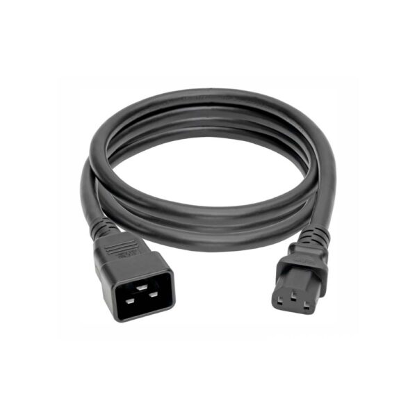 CABLE PODER C13 - C20 DE 1.80 MTS OD: 10.5mm 3*14 AWG SOPORTE 220V 15AMP - NETCOM