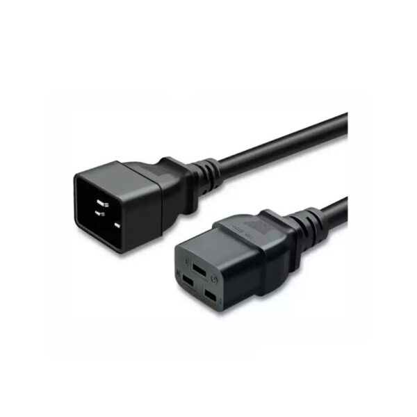 CABLE PODER UPS  C19 - C20 DE 1.80 MTS OD: 10.5mm 3*14 AWG SOPORTE 220V 15AMP - NETCOM