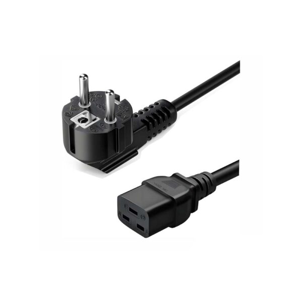CABLE PODER SHUKO A C19 DE 1.80 MTS OD: 10.5MM 3*14 AWG SOPORTE 250VAC 16AMP - NETCOM