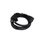 CABLE PODER TIPO L ITALIANO 3 EN LINEA CEI-23-16 A  C13 DE 1.8MTS OD: 10.5MM 3*14 AWG SOPORTE 250VAC 16AMP - NETCOM - Imagen 2