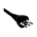 CABLE PODER TIPO L ITALIANO 3 EN LINEA CEI-23-16 A C13 DE 1.8MTS OD: 10.5MM 3*14 AWG SOPORTE 250VAC 16AMP - NETCOM - Imagen 3