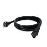 CABLE PODER TIPO L ITALIANO 3 EN LINEA CEI-23-16 A C13 DE 1.8MTS OD: 10.5MM 3*14 AWG SOPORTE 250VAC 16AMP - NETCOM - Imagen 2