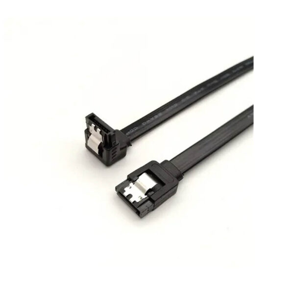 CABLE  SATA 3.0 A UNIDAD DE DISCO DURO SSD HDD SATA 3 CABLE 90° DE 50CM - NETCOM
