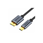 CABLE USB-C 3.1 TO MICRO-B DE 1 Mts SUPPORT 8TB DISK - NETCOM