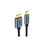 CABLE USB-C 3.1 TO MICRO-B DE 1 Mts SUPPORT 8TB DISK - NETCOM - Imagen 2
