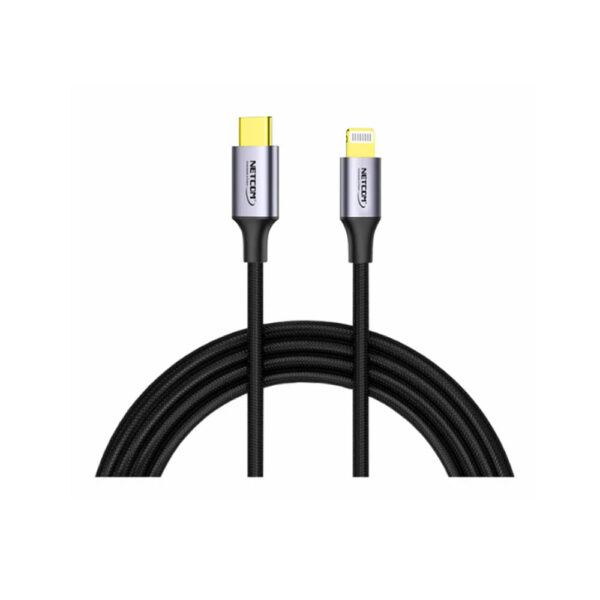 CABLE USB-C A LIGHTNING 1.80 MTS (DATOS & CARGA)- NETCOM