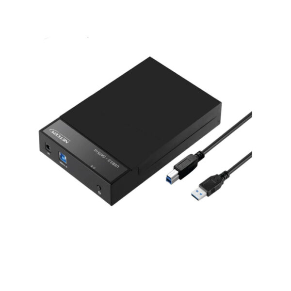 CASE - GABINETE PARA DISCO DURO SATA HDD DE 2.5"Y 3.5", 8 TB MAX  V3.0 - NETCOM