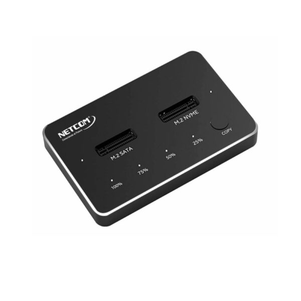 CLONADOR DE DISCO SOLIDO DUAL  M.2 SATA/NVME - NETCOM
