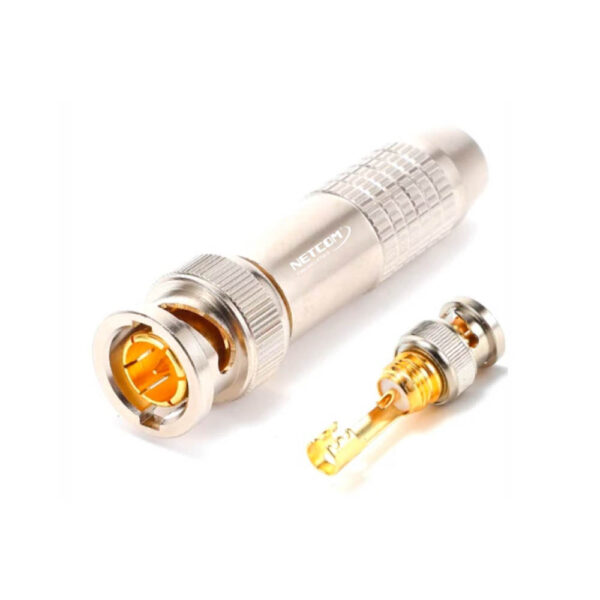 CONECTOR ENCHUFE HD-SDI MACHO DE 75Ohm - NETCOM