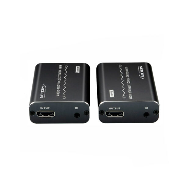 EXTENDER ACTIVO DISPLAYPORT VIA 1 UTP - CAT5E/CAT6/CAT7  ULTRA HD 4K@30Hz DE 100 MTS - NETCOM