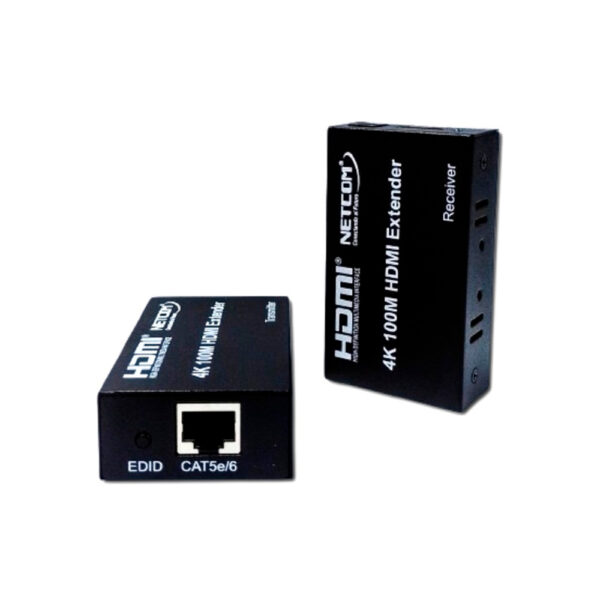 EXTENDER ACTIVO HDMI VIA 1 UTP - CAT5E/CAT6/CAT7  FULL HD 1080p@60Hz DE 100 MTS - NETCOM