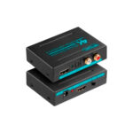 EXTRACTOR DE AUDIO HDMI TO RCA, OPTICAL Y HDMI UHD 4K@60HZ - NETCOM