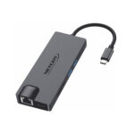 ADAPTADOR USB-C 8 EN 1 (HDMI/VGA/RJ45/2*USB/SD/TF/PD) UHD 4K@60Hz - NETCOM - Imagen 4
