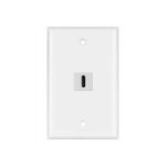 PLACA 01 JACK USB-C V3.2 ANGULO RECTO - NETCOM