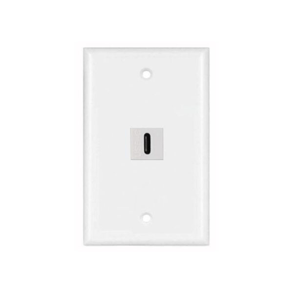 PLACA 01 JACK USB-C V3.2 ANGULO RECTO - NETCOM