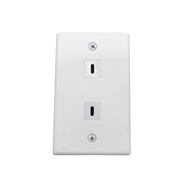 PLACA 02 JACK USB-C V3.2 ANGULO RECTO - NETCOM