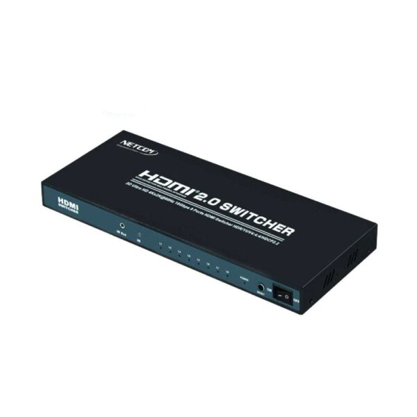 SWITCH HDMI 8 X 1 V2.0 UHD 4K@60Hz  - NETCOM